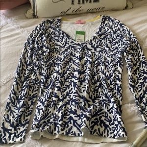 Lilly Pulitzer coral sweater